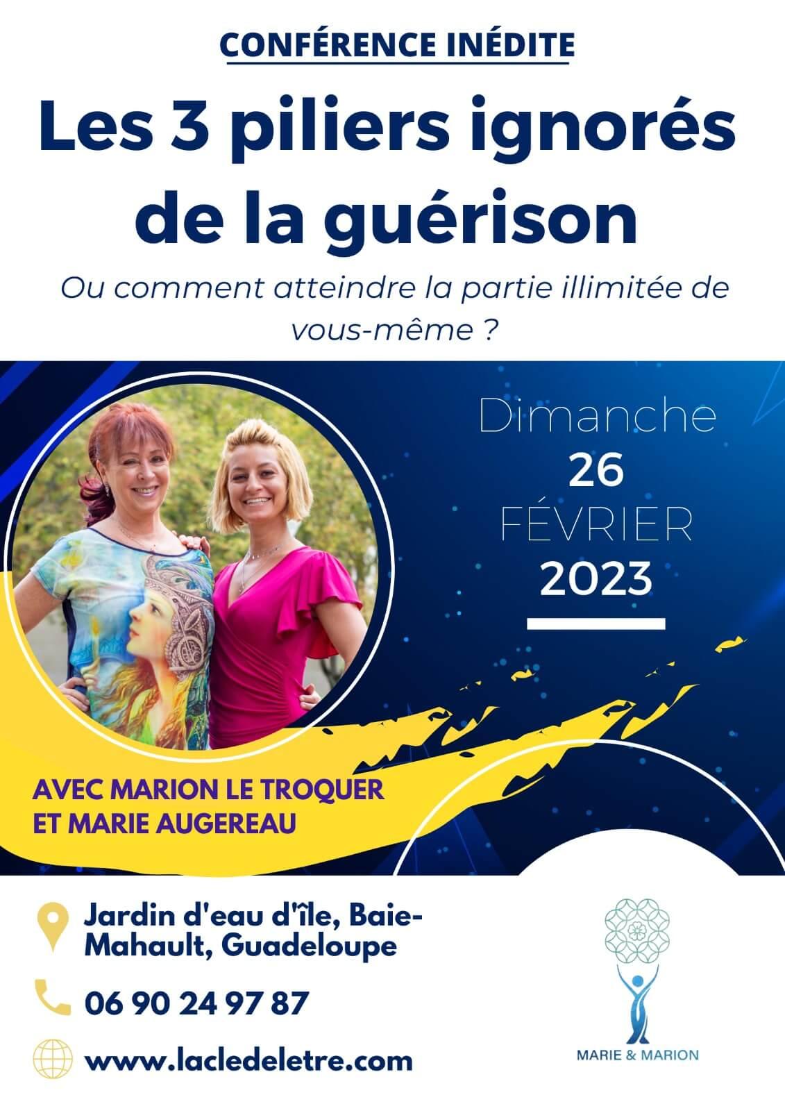 Confe rence en guadeloupe marion le troquer